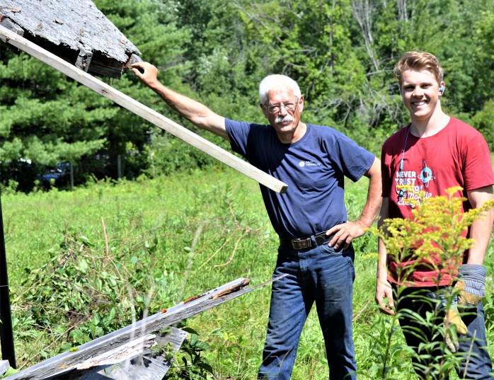 Invasives Shed tear out walls step 1 (2)