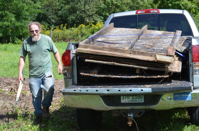 Invasives shed to dump